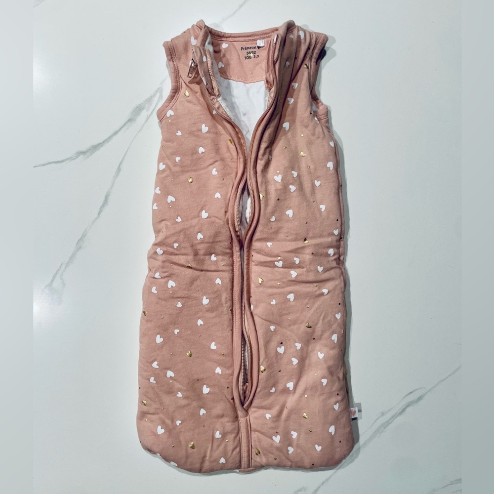 Pink Heart Baby Sleeping Bag